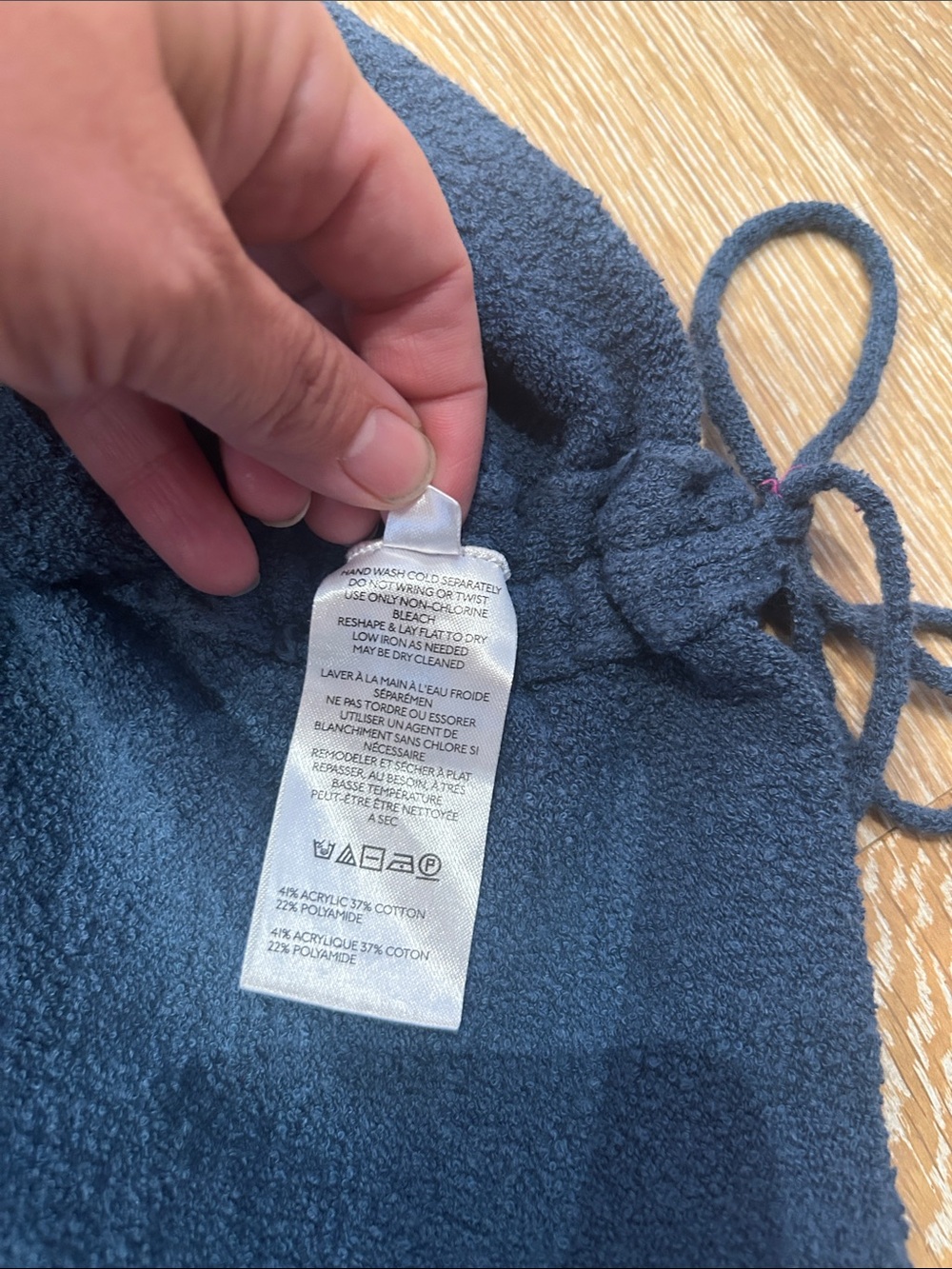 FP Beach Free People Blue Side Shirred Skirt - Picture 4 of 5